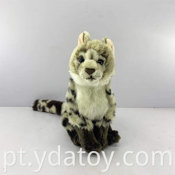 Plush realistic leopard animals